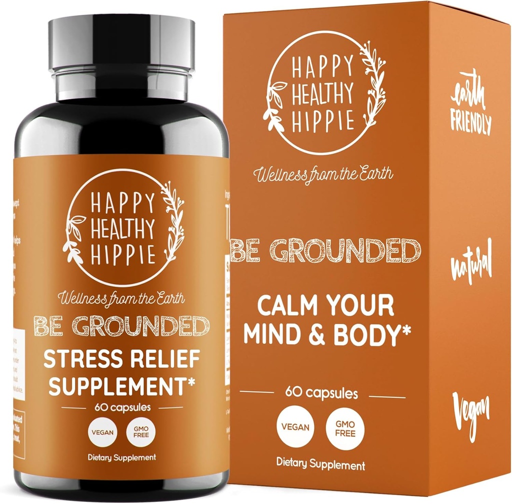 Happy Healthy Hippie Be Grounded Stress Relief Supplement – χάπια λεβάντα 