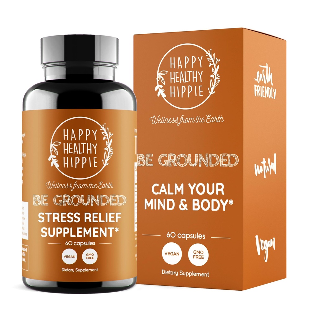Happy Healthy Hippie Be Grounded Stress Relief Supplement – χάπια λεβάντα 