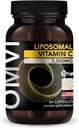 Omvi Formulas, Liposomal Vitamin C 1.000mg, Υψηλής Απορρόφησης Ασκορβικό οξύ, Αντιοξειδωτικό συμπλήρωμα, Υποστηρίζει ανοσοποιητικό σύστημα & αναμνηστικό κολλαγόνο, Vegan, Χωρίς γλουτένη, 60 κάψουλες, 30 Serving, Made in USA
