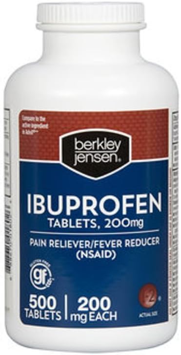Μέλη Mark Berkley Jensen Ibuprofen δισκία, 500 ct., 200mg