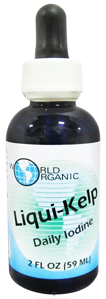 World Organics Liqui-Kelp Καθημερινή Iodine - 2 ozs.