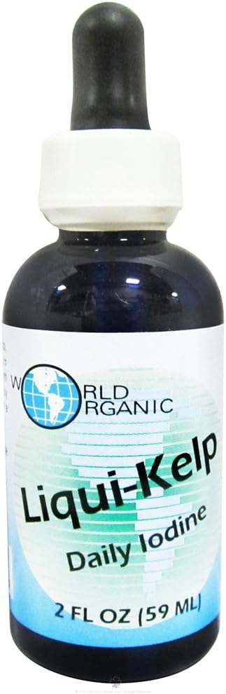 World Organics Liqui-Kelp Καθημερινή Iodine - 2 ozs.