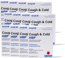 MAJOR Cough and Cold HBP Tablets - Antihistamine and Cough Suppressant for People with High Blood Pressure - Dextromethorphan HBr, Chlorpheniramine Maleate - 16 Count (12 Pack)