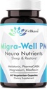 Migra-Well PM: Nourishing Brain & Nerve Support Sleep Aid (60 Capsules) (60 Capsules)