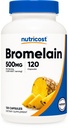 Nutricost Bromelain 500mg, 120 κάψουλες χορτοφάγων - Bromelain (1200 GDU), Μη ΓΤΟ, Χωρίς γλουτένη