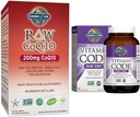Garden of Life Vegetarian Omega 3 6 9 συμπλήρωμα - Ακατέργαστο CoQ10 Cia Σπόροι Έλαιο ολική διατροφή & ψευδάργυρο συμπληρώματα 30mg υψηλής ισχύος Ακατέργαστος ψευδάργυρος και βιταμίνη C Multimineral συμπλήρωμα