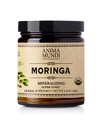 Anima Mundi Αποθετήριο Moringa Leaf Powder - Pure Organic Rainforest Superfood - Συμπλήρωμα Ενεργειακής Υποστήριξης, Φυσική & Μη ΓΤΟ Πράσινη Σκόνη (6oz / 170g)