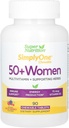 SuperNutrition Απλά Μία πολυ-βιταμίνη για γυναίκες 50+, Υψηλής ισχύος, Μασώμενα δισκία μιας ημέρας/ημέρας, Προμήθεια 90 ημερών, Άγριο μούρο, 90 (συσκευασία 1)