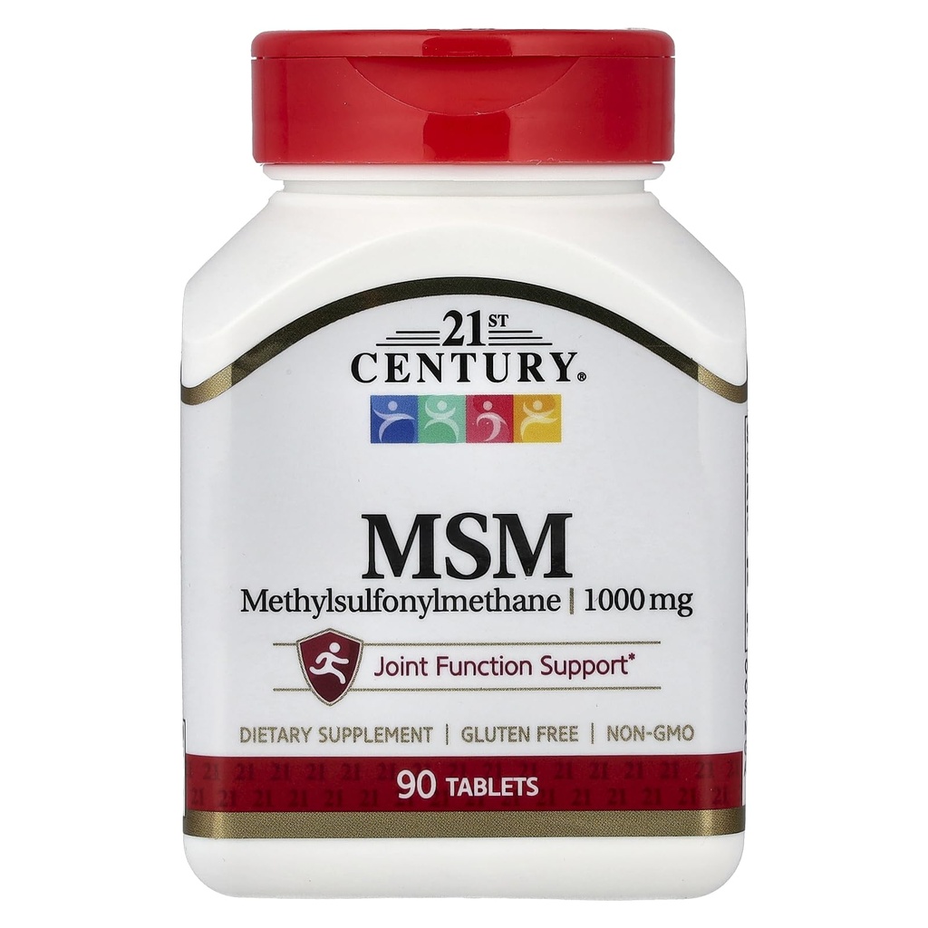 21ος αιώνας MSM, 1000 mg, 90 δισκία
