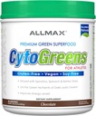 ALLMAX CYTOGREENS, Σοκολάτα - 1,5 lbs - Υποστηρίζει την απόδοση, την ανάκτηση & την ενέργεια - με Spirulina, Chlorella, Spinach, Barley Grass & Πράσινο Τσάι - 60 εξυπηρετούν