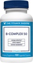 Η βιταμίνη Shoppe B-Complex 50 (100 κάψουλες λαχανικών)