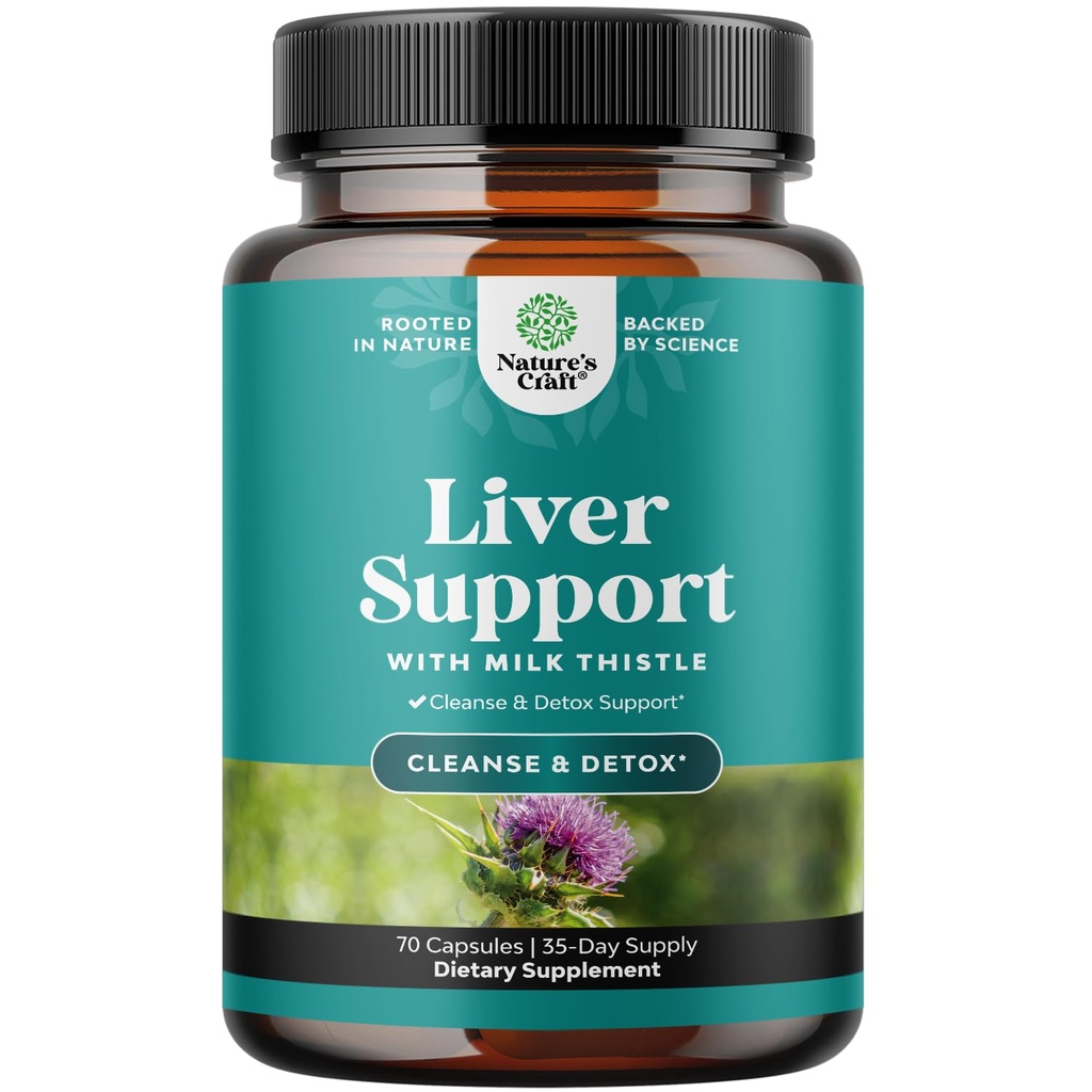 Liver Cleanse Detox & Repair - Γάλα Thittle συμπλήρωμα για Digestion & Ανοσοποιητική Υγεία - Ρίζα Ginger, Choline & Dandelion Root - βοτανική υποστήριξη ήπατος με Silymarin, Beetroot & Artichoke - 70 Count
