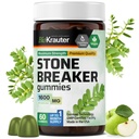 BIO KRAUTER® Chanca Piedra for Kidney Support - Vegan Chanca Piedra Stone Breaker - Natural Kidney Stones Dissolver & Gallbladder Cleanse Formula - 60 Gummies, 30-Day Supply - Non-GMO, Apple Flavor