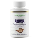 Paradise Herbs Arjuna, Καρδιαγγειακή Υποστήριξη, Συντήρηση της Πίεσης του Αίματος, Υγεία της Καρδιάς, Συμπλήρωμα Αντιοξειδωτικών, Vegan, Μη ΓΤΟ, Χωρίς Γλουτένη, 60 κάψουλες χορτοφάγων