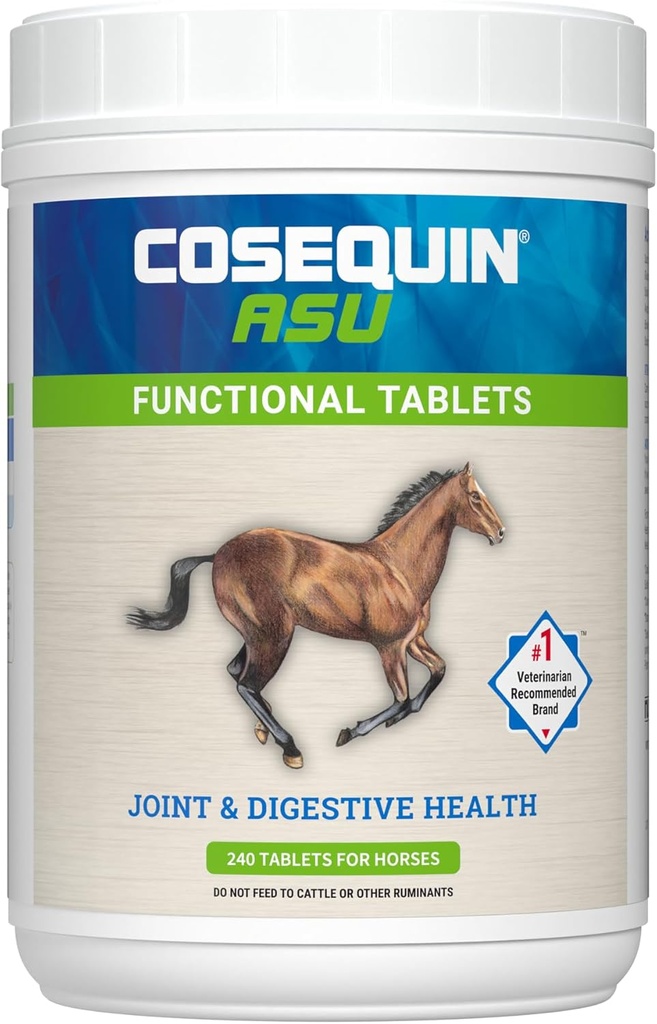 Nutramax Cosequin ASU Joint & Digestive Health Λειτουργικά δισκία για άλογα, 240 δισκία