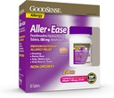 GoodSense Aller- Ease - Fexofenadine Hydrochloride 180 mg δισκία - 24ωρη Αλλεργία Ιατρική για Εσωτερική & Εξωτερική Ανακούφιση, 30 Count