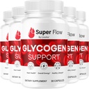 (5 Pack) Super Flow Glycogen - SuperFlow Glycogen Υποστήριξη Κάψουλες, Super Flow, Glycogen Υποστήριξη Super Flow, Επίσημη ΔείπνοFlow Glycogen Υποστήριξη, Super Flow Glyco Βελτιστοποιητής, 150 Κάψουλες Για 5 Μήνες