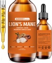 Lions Mane Mushroom Supplement for Memory, Focus & Clarity, Mushroom Supplement with Lion's Mane, Cordyceps, Reishi for Natural Immune Support, Non-GMO, Vegan, Up to 2 Month Supply