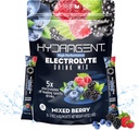 Electrolyte Replacement Stick Packs. Zero Sugar, High Performance Electrolytes. Over 1000mg Salts Plus Magnesium and Potassium. Key Minerals for Hydration. (Mixed Berry)
