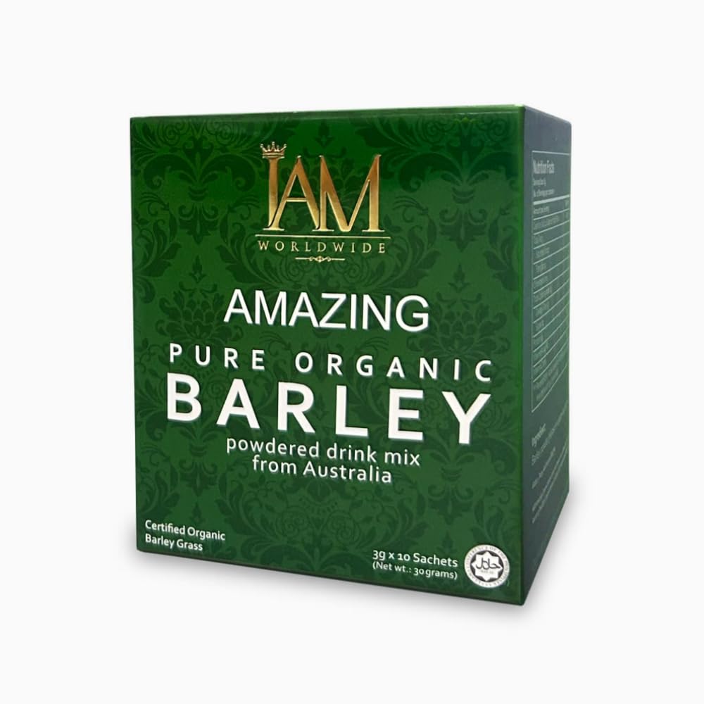 IAM Amazing Pure Organic Barley Powder Drink Barley Green Natural Blend
