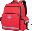 CURMIO Ιατρική Backpack έκτακτης ανάγκης Κενό, πρώτη τσάντα EMT Responder για EMS, Camping, Πεζοπορία, Αρχική Υγεία, Ταξίδια Πεδίο, Κόκκινο (Bag Μόνο, πατενταρισμένο σχεδιασμό)