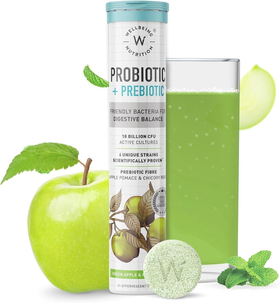 Wellbeing Nutrition Daily Probiotics + Prebiotics 