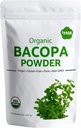 Iyasa Holistics Organic Bakopa Powder (Brahmi Leaf), Certified Organic Ayurveda Superfood, Hair and Brain Tonic, Resealable Pouch of 8 oz