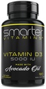 Έξυπνη βιταμίνη D3 5000 IU σε λάδι Avocado 125mcg - 90 Mini Softgels