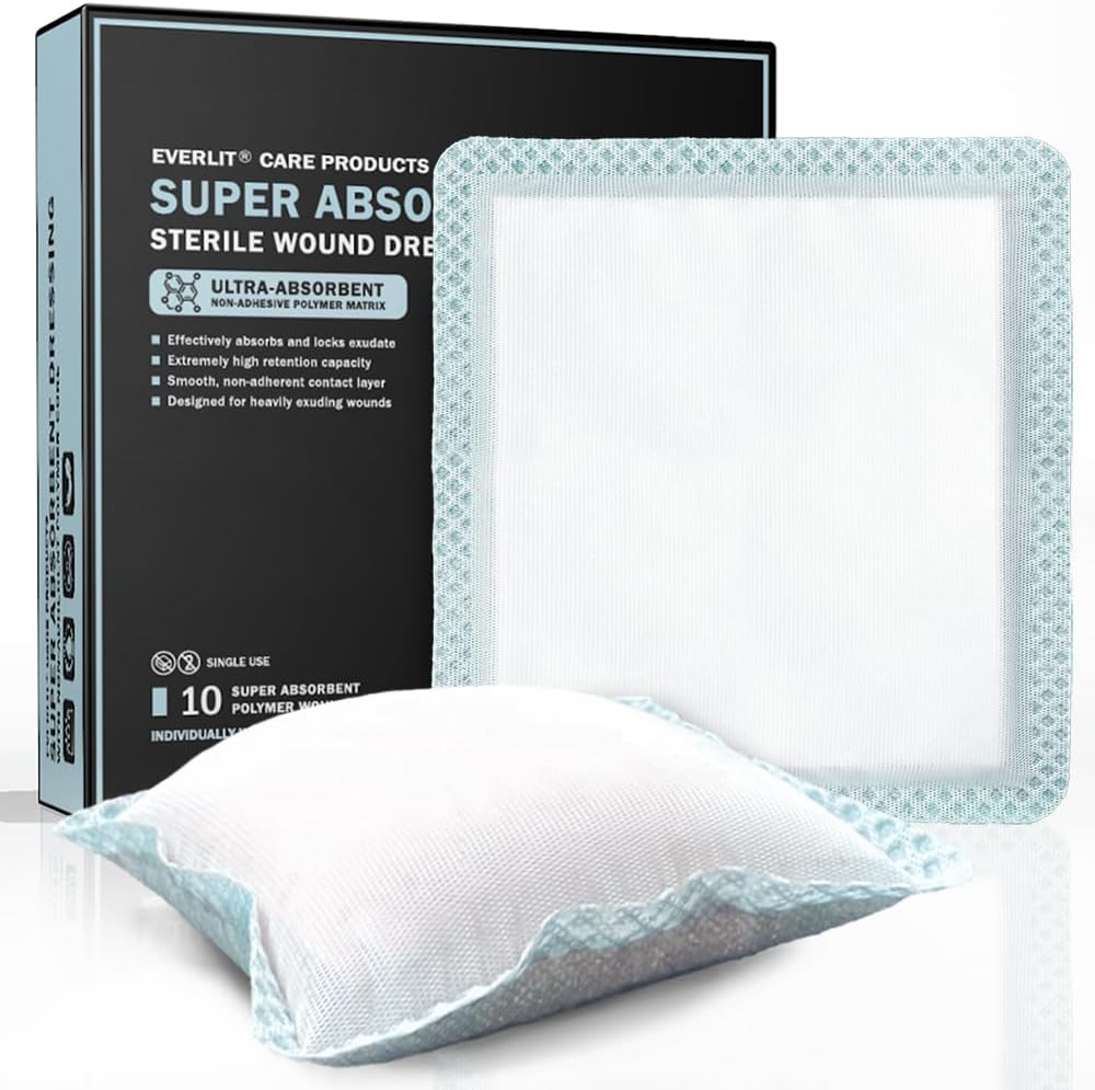 EVERLIT Super Απορροφητικό Dressing for Wound Care 