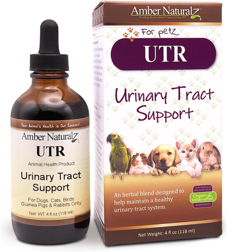 Amber NaturalZ UTR urinary Tract βοτανικό συμπλήρωμα για σκύλους, γάτες, πουλιά, χοίροι Γουινέας, και κουνέλια κατοικίδιο συμπλήρωμα βοτάνων για την υποστήριξη της ουροδόχου κύστης 