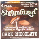 Proprietary Nootropic Gummy 3200mg - Lion's Mane, Reishi, Chaga, and Cordycep Nootropic Tripee Mushroom Blend (4, Dark Chocolate)