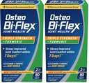 Osteo Bi-Flex Triple Strength Glucosamine with Turmeric, Joint Health Supplement, Coated Tablets, Original Version, 80 Count (Pack of 2)