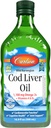 Carlson - Cod Liver Oil, 1100 mg Omega-3s, Wild-Caught Norwegian Arctic Cod-Liver Oil, Sustainablely Sourced Nordic Fish Oil Liquid, Unflaved, 500 ml (16,9 Fl Oz)