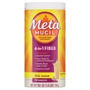 Metamucil, Psyllium Husk Powder, Unflavored Original Texture, with Sugar, 114 services, 4-in-1 Fiber Supplement, Daily Psyllium Husk Fiber Powder Help Support Digestive Health by Promotion Regularity*