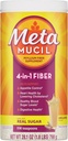 Metamucil, Psyllium Husk Powder, Unflavored Original Texture, with Sugar, 114 services, 4-in-1 Fiber Supplement, Daily Psyllium Husk Fiber Powder Help Support Digestive Health by Promotion Regularity*