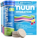 Nuun Hydration Electrolyte Tablets - Νάτριο, Κάλιο, Χλωριούχο, Ασβέστιο, Μαγνήσιο, 1g & 0g Sugar Drink Mix 
