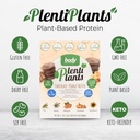 Διατροφή σώματος PlentiPlants Φυτά με βάση πρωτεΐνη σκόνη, χωρίς γαλακτοκομικά πρωτεΐνη χωρίς σόγια ή τεχνητά συστατικά, φυσικώς αρωματισμένη οργανική πρωτεΐνη φυτού Shake, σοκολάτα φυστικοβούτυρο, 38 g