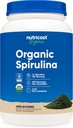 Nutricost Organic Spirulina σε σκόνη 2 LB - καθαρή, πιστοποιημένη βιολογική Spirulina