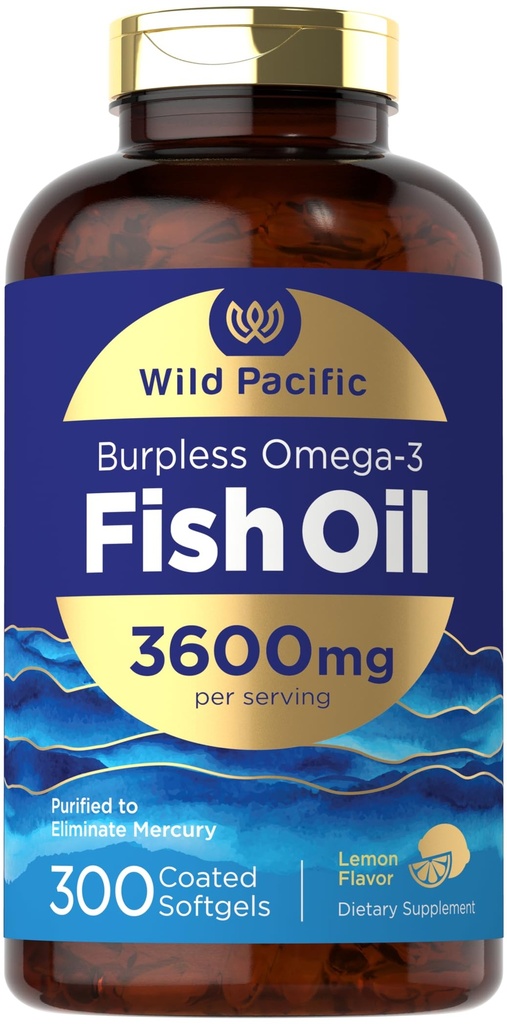 Carlyle Burpless Fish Oil 3600 mg 
