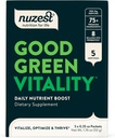 Nuzest Greens Powder Good Green Vitality – Βιταμίνες, Ορυκτά & Superfoods – Vegan Multivitamin Supplement 10g (Pack of 5)