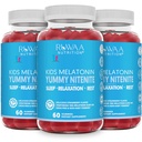 Μελατονίνη 1mg Gummies για παιδιά, ασφαλή, χωρίς φάρμακα και αποτελεσματική φυσική βοήθεια ύπνου συμπλήρωμα για τα παιδιά. Παιδιά 1mg Gummy μελατονίνης, Χωρίς γλουτένη χορτοφάγοι Ξεκούραστα προϊόντα ύπνου για ηλικίες 4+. 180ct (3)