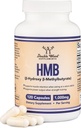 Double Wood Supplements HMB Supplement, Third Party Tested, Non-GMO, Gluten Free, 120 Capsules, 1000mg per Serving, 500mg per Capsule