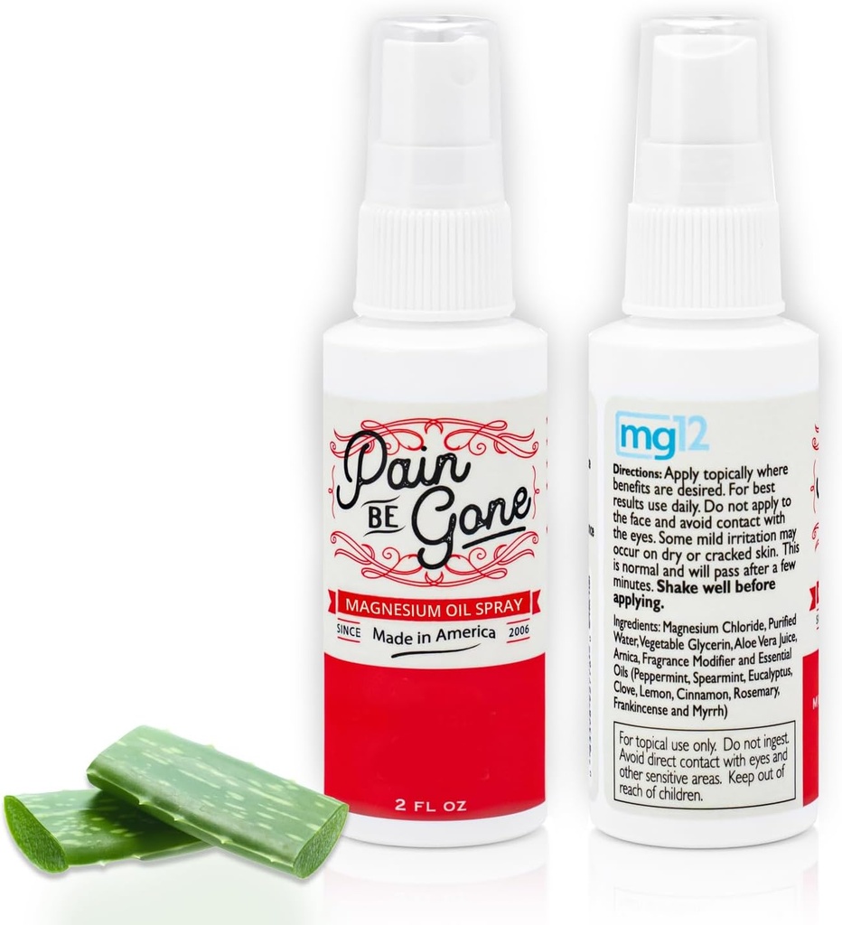 Σπρέι λαδιού μαγνησίου - Soothe Aches and Muscle Cramps - 2 oz