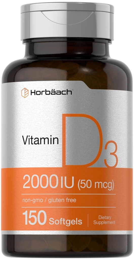 Horbaach Βιταμίνη D3 2000IU Softgels 