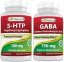 Best Naturals 5- HTP (5- υδροξυτρυπτοφάνη) 100 mg & GABA 750 mg