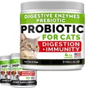 4oz Probiotics Powder + 240ct Hep Glucosamine Joint Supplement Bundle - Relieves Diarrhea + Joint Pain Relief - Digestive Enzymes + Prebiotics + Omega 3, Hemp Oil + Chondroitin, MSM - Made in USA