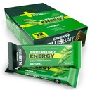 Greens+ Plusbar Energy, Φυσικό, χωρίς γλουτένη Snack με Super Greens, Superfoods & Αμυγδαλωτό Βούτυρο, Vegan, Γαλακτο-ελεύθερο, μη-GMO, 10g αντικατάστασης πρωτεϊνικού γεύματος, 12 Pack