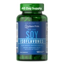 Puritan's Pride Non-GMO Soy Isoflavones 750mg, Συμπλήρωμα διατροφής με Active Daidzein, Genistein, και Glycitein Υποστηρίζει Εμμηνόπαυση και Hot Flashes, 120 κάψουλες ταχείας απελευθέρωσης