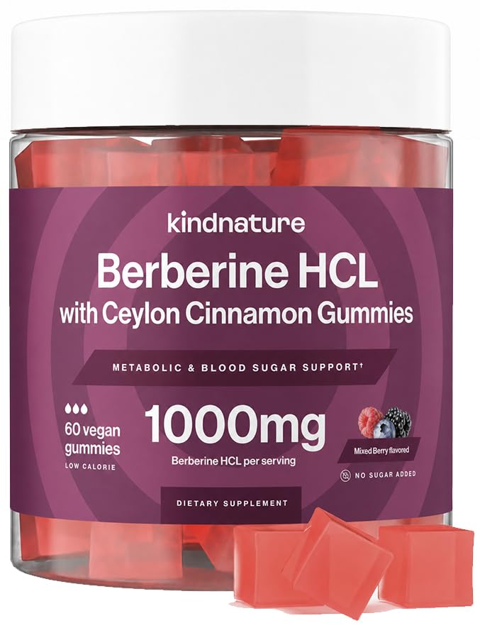 είδος Βερβερίνη Gummies 1000mg με Κεϋλάνη Κανέλα & ρεσβερατρόλη – Χωρίς ζάχαρη Vegan συμπλήρωμα για την υποστήριξη της ζάχαρης αίματος, Μεταβολισμός, Cravings Wellness – Μη ΓΤΟ, Χωρίς γλουτένη