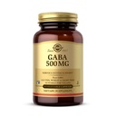 Solgar GABA 500 mg, 50 Vegetable Capsules - Relaxation & Nervous System Support - Amino Acid - Non-GMO, Vegan, Gluten Free, Dairy Free, Kosher - 50 Servings